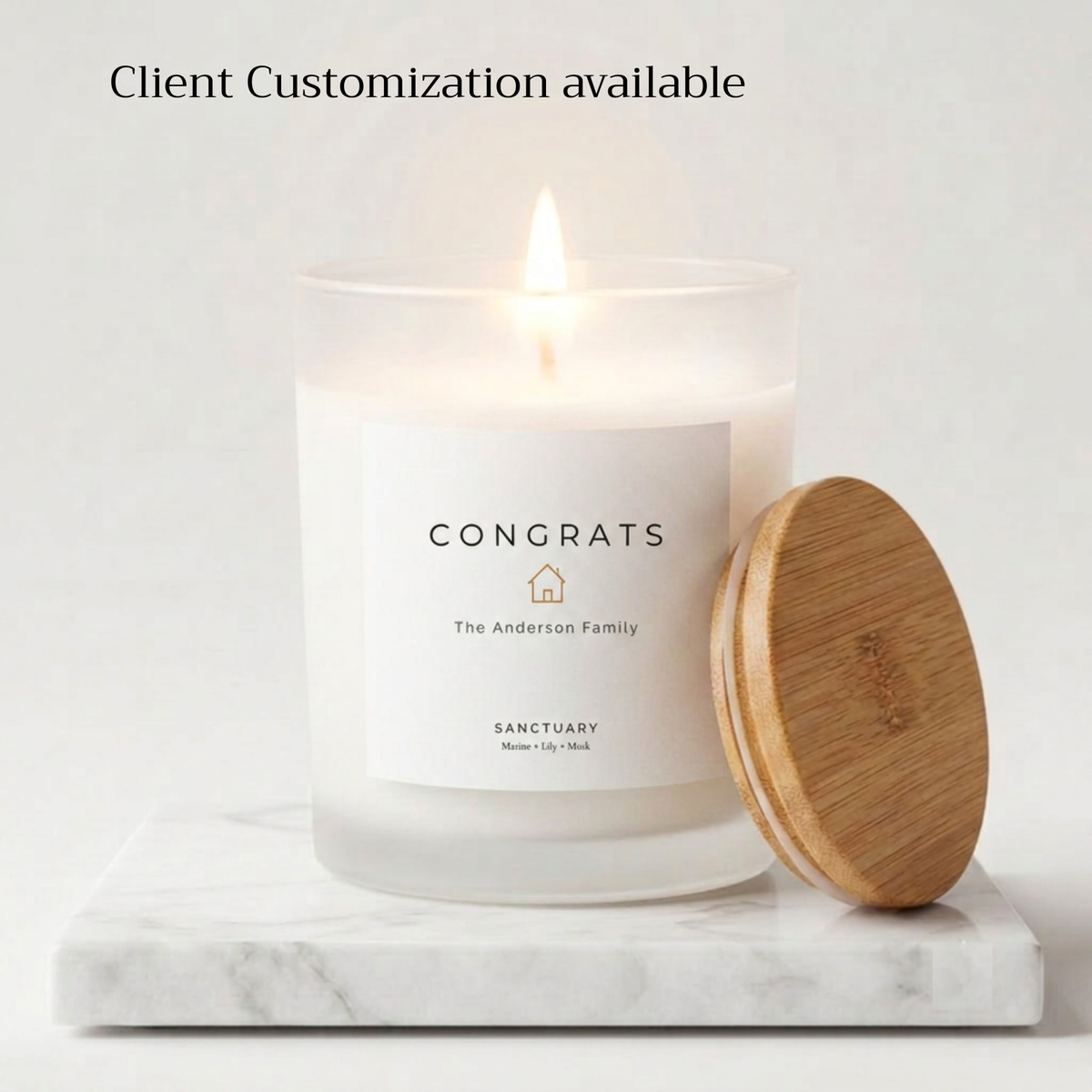 Congratulations Candle