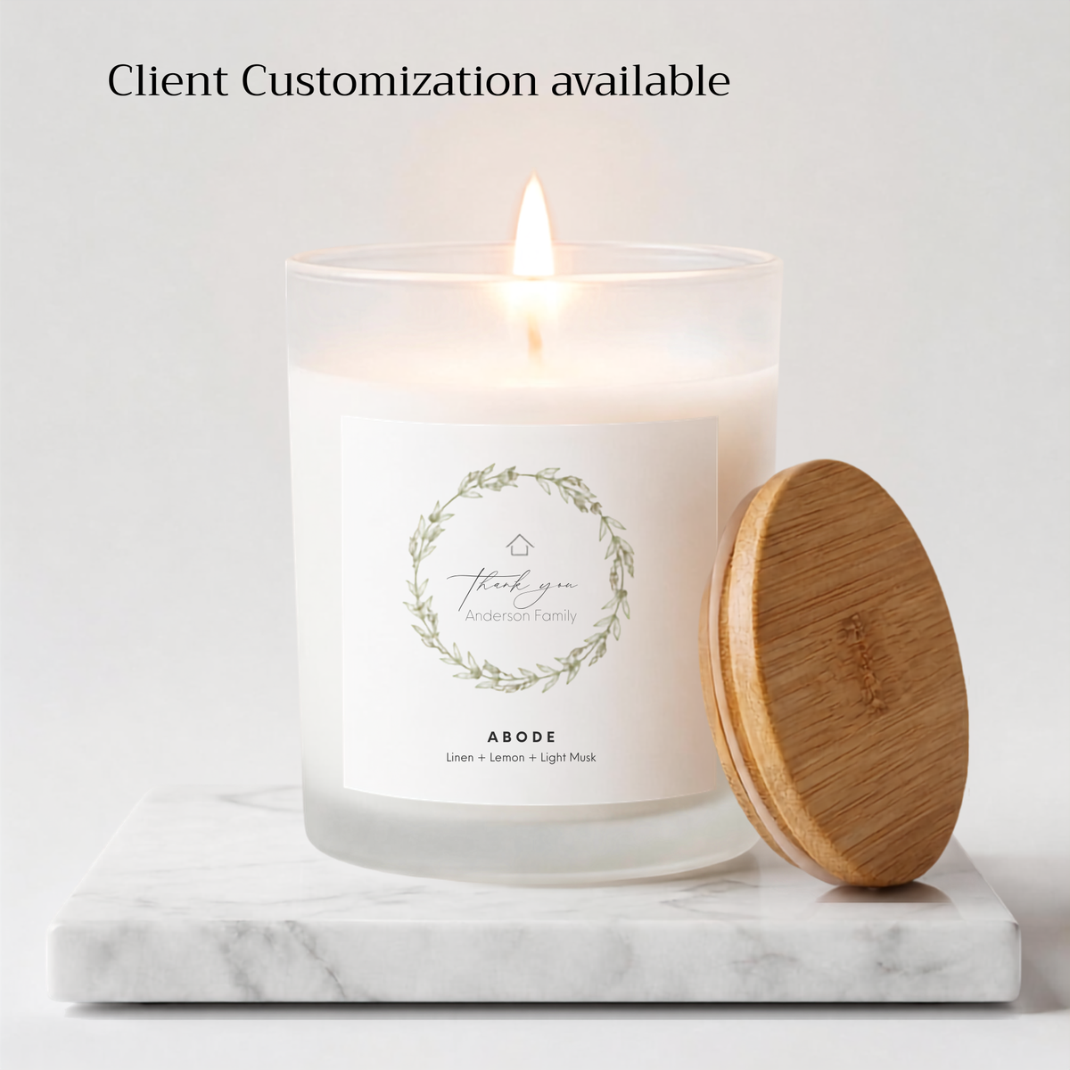 Thank You Candle